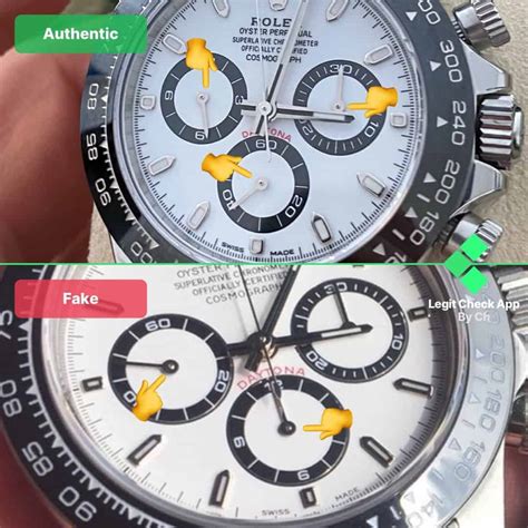 difference between fake real rolex daytona|rolex daytona alternatives.